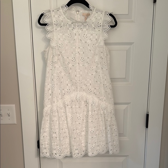 Rebecca Taylor Sleeveless Mina Eyelit Dress - Picture 7 of 15